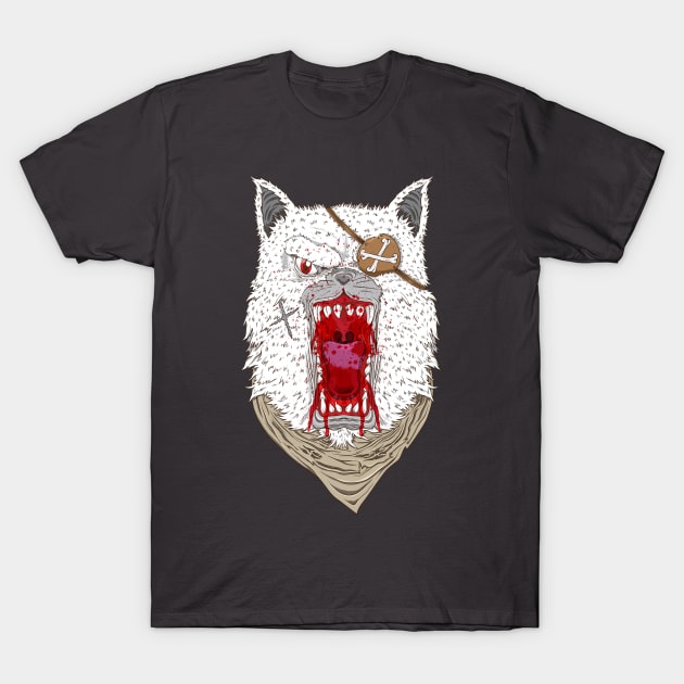 Bloody Wolf T-Shirt by ginanperdana